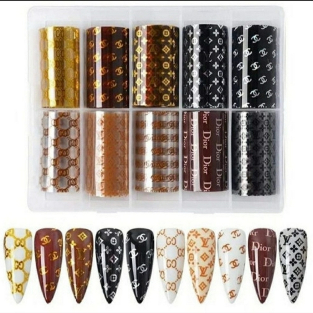 NAIL FOIL PACK 10PCS